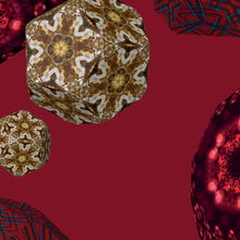 Load image into Gallery viewer, Wallpaper in Dorothy Red