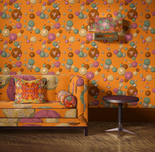 Load image into Gallery viewer, Wallpaper in Tangerine Dreamgirl