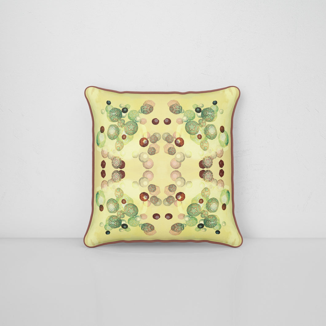 Velvet Cushion 60cm in Golden Confession