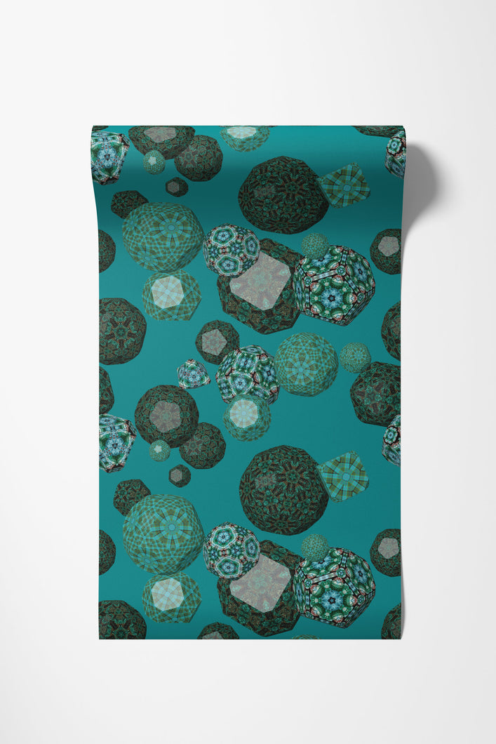 Wallpaper in Absynth Green