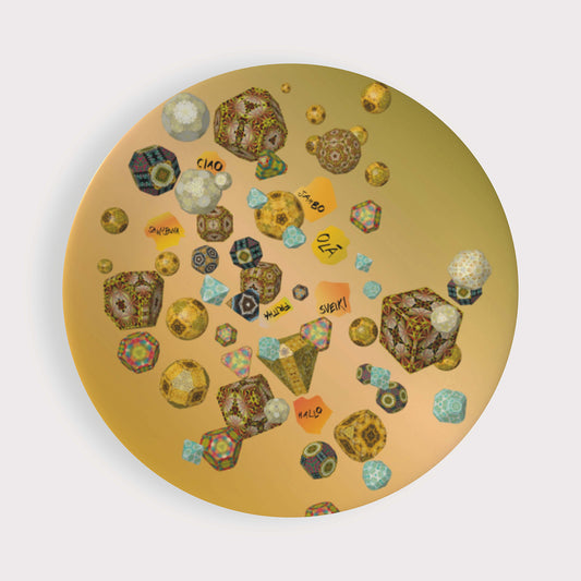 HELLO - PLATE 8" BUTTERCUP 1