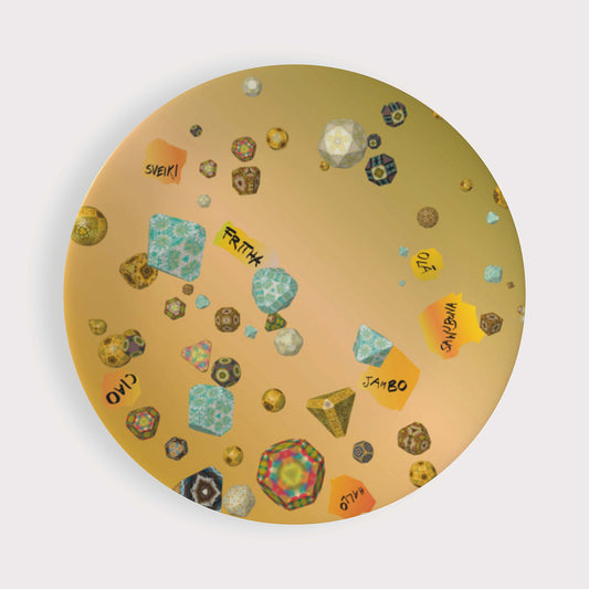 HELLO - PLATE 8" BUTTERCUP 6