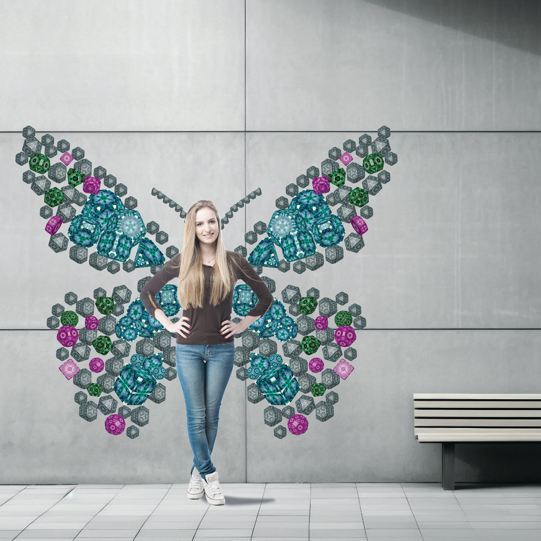 Butterfly mural