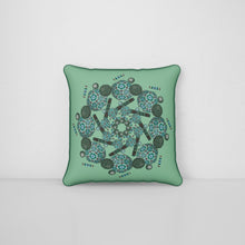 Load image into Gallery viewer, Velvet Cushion 60cm in Absinthe Reverie