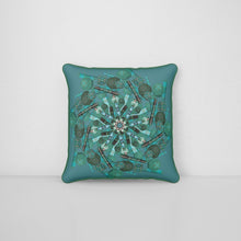 Load image into Gallery viewer, Velvet Cushion 60cm in Absinthe Reverie