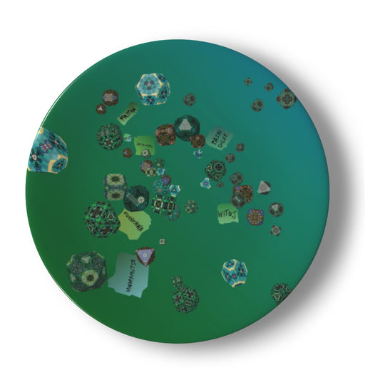 HELLO - PLATE 8" ABSINTHE