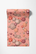 Load image into Gallery viewer, Wallpaper in Peach Fuzz Fantasy