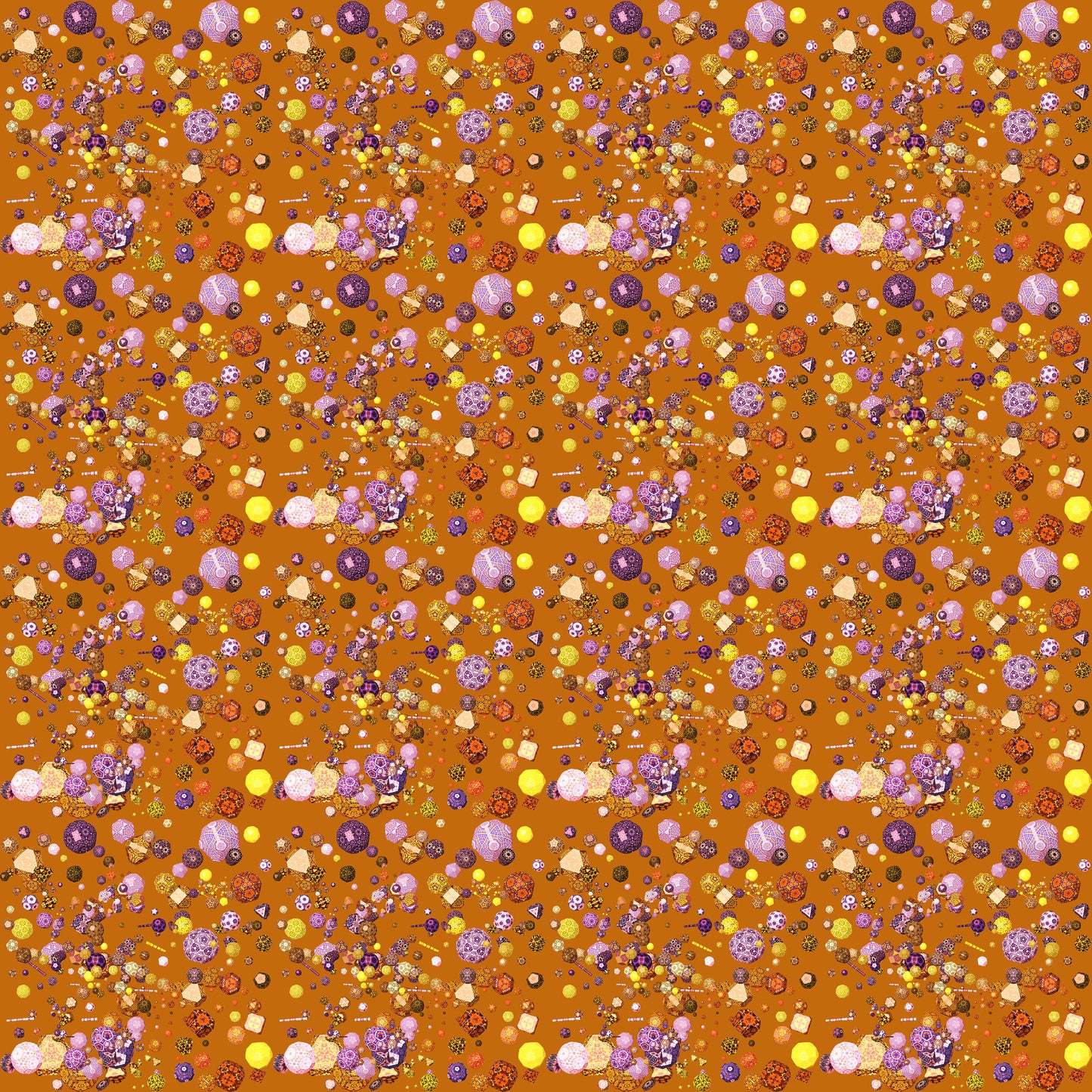 Glitter in the carpet
