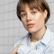 Load image into Gallery viewer, Stud earrings - Cosmic Egyptian Queer Tartan